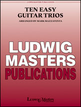 Ten Easy Guitar Trios Guitar and Fretted sheet music cover